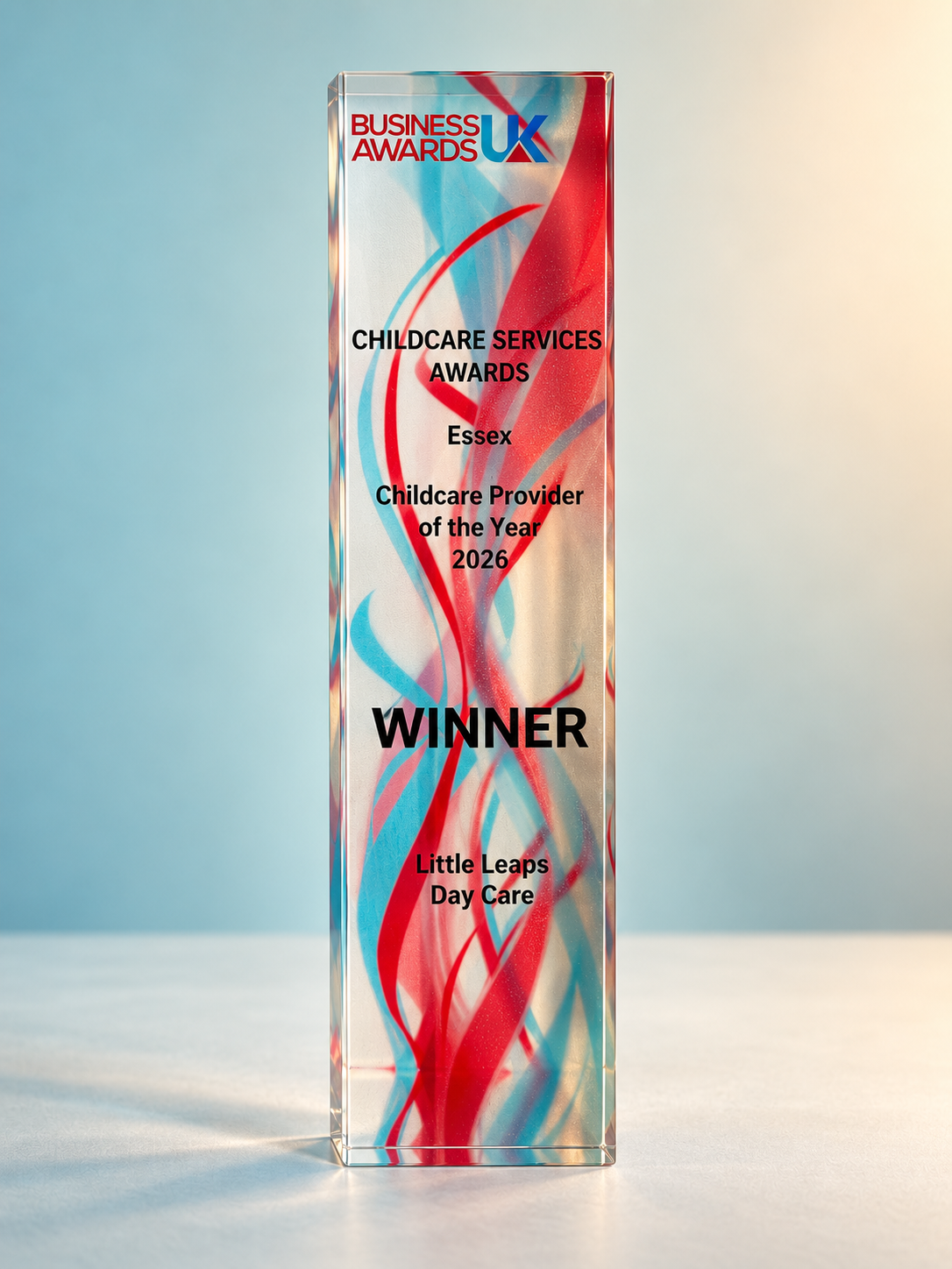 Business Awards UK trophy: Essex Childcare Provider of the Year 2026, Little Leaps Day Care