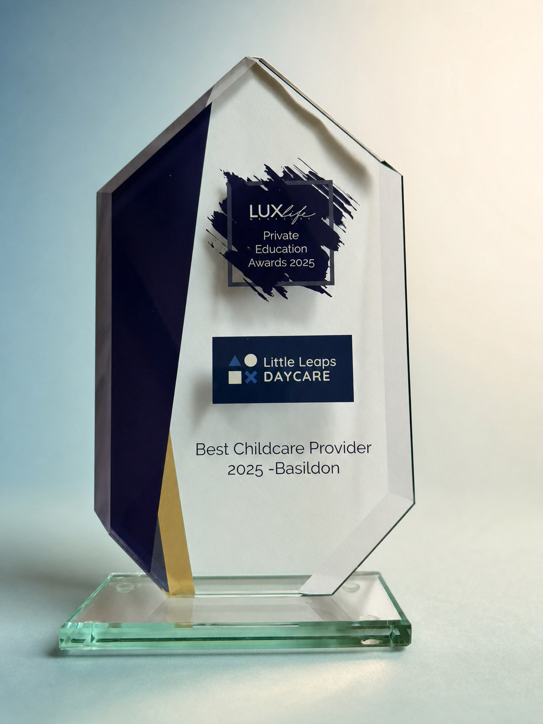 Little Leaps Daycare Best Childcare Provider 2025 Basildon award